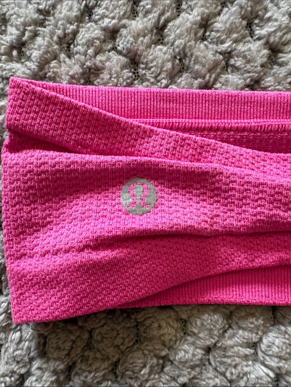 lululemon athletica Hot Pink Stretch Performance Headband